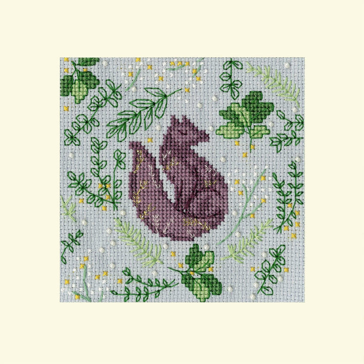 Scandi Fox Kit XMAS59 Counted Cross Stitch Kit