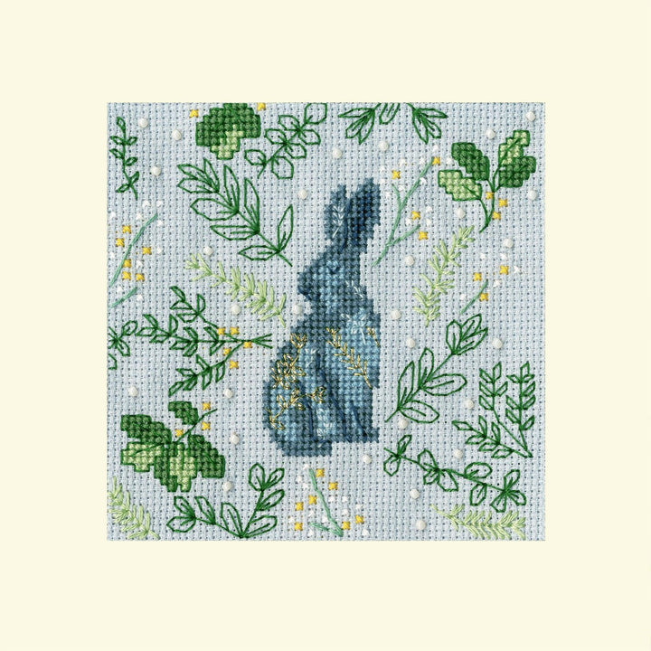 Scandi Hare Kit XMAS61 Counted Cross Stitch Kit