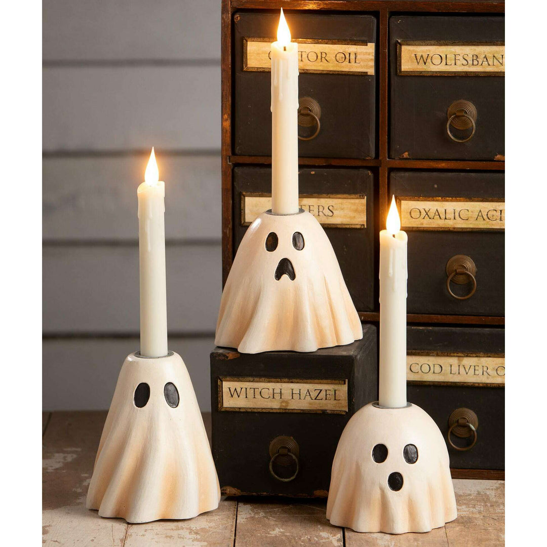 Scared Ghost Candlestick by Bethany Lowe Designs, image 4
