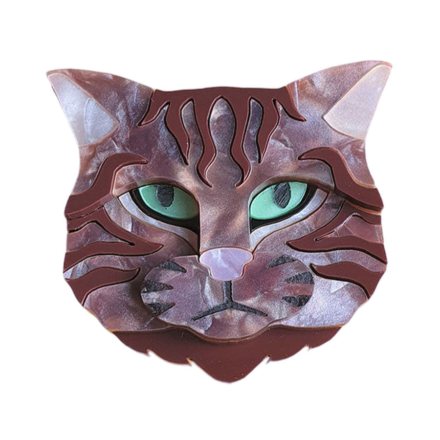 Scottish Wildcat Bronze Shimmer Colourway Necklace by Cherryloco Jewellery 1