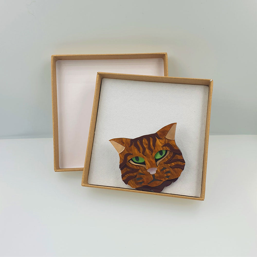 Scottish Wildcat Brooch by Cherryloco Jewellery 3