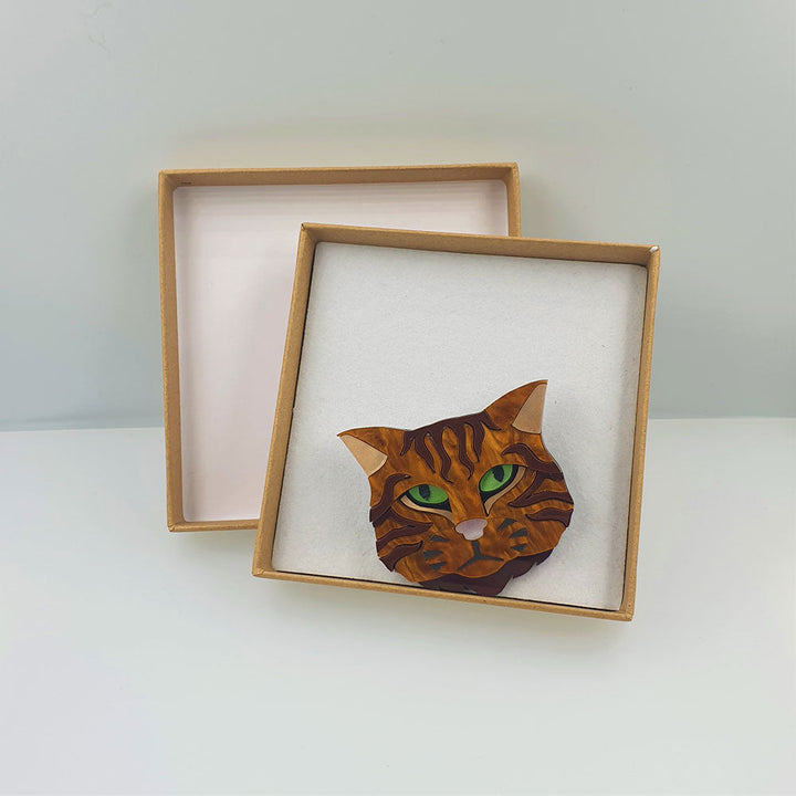 Scottish Wildcat Brooch by Cherryloco Jewellery 3