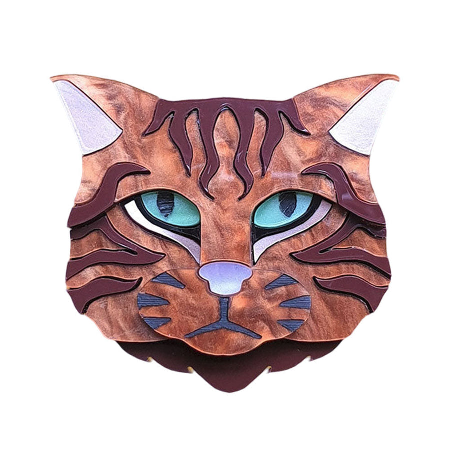 Scottish Wildcat Brooch by Cherryloco Jewellery 1