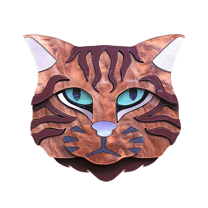 Scottish Wildcat Brooch by Cherryloco Jewellery 1