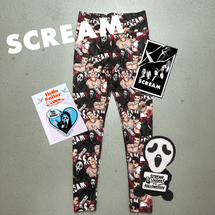 Scream - Exclusively Themed Leggings + Goodies Box (High-quality Handcrafted)