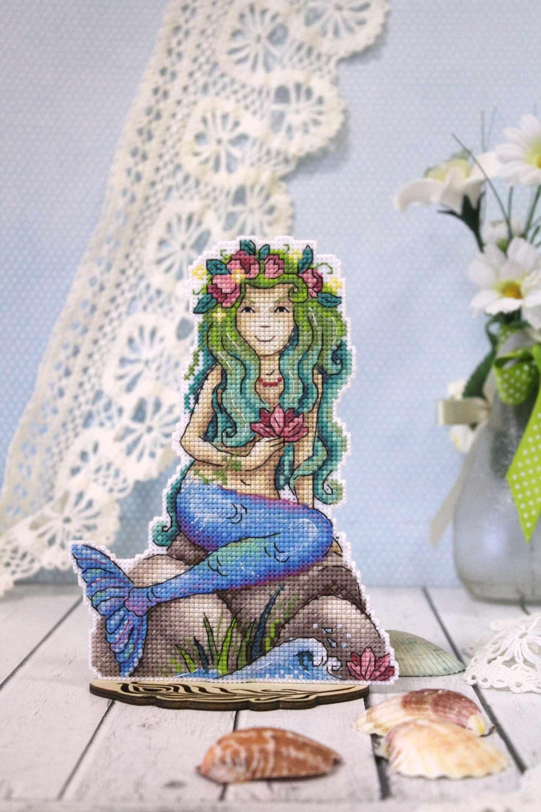 Sea Beauty SR-464  Plastic Canvas Counted Cross Stitch Kit