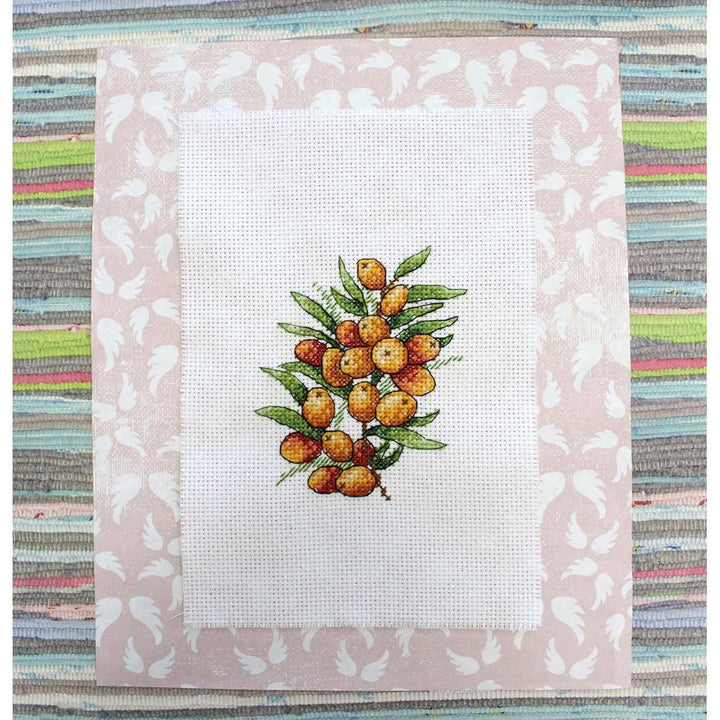 Sea Buckthorn Mood SM-591 Counted Cross Stitch Kit