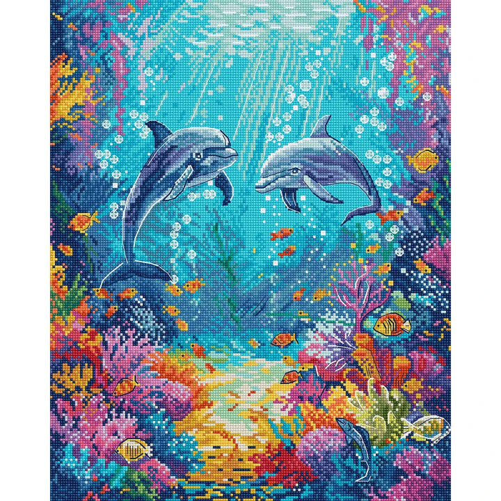 Sea Life L9911 Counted Cross Stitch Kit
