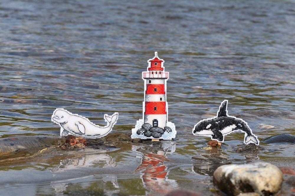 Sea Story P-333 / SR-333 Plastic Canvas Counted Cross Stitch Kit