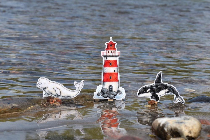 Sea Story P-333 / SR-333 Plastic Canvas Counted Cross Stitch Kit