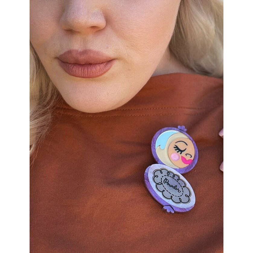 Secret Admirer Brooch LILAC by Asia Ellington x Lipstick & Chrome – view 3