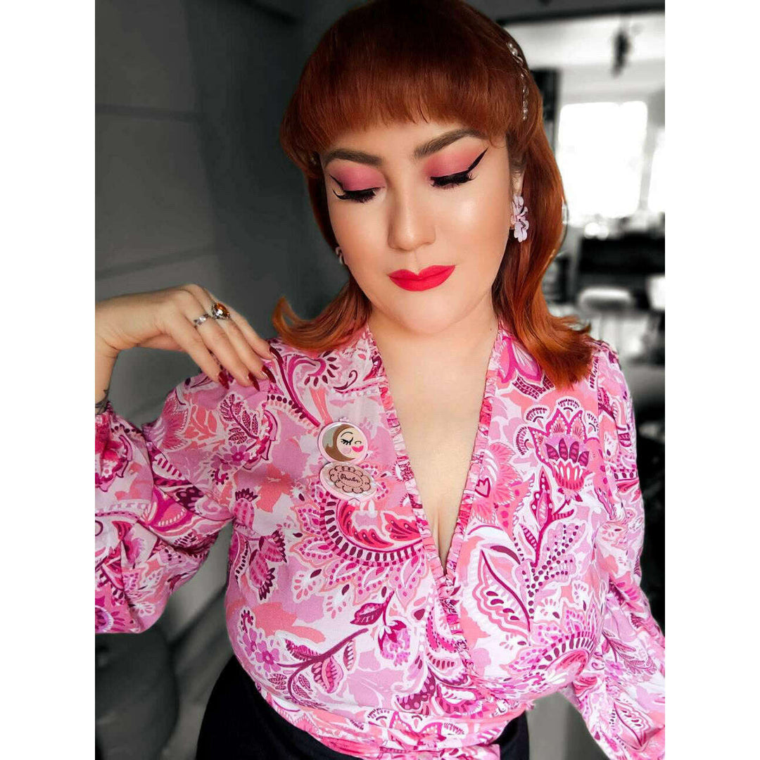 Secret Admirer Brooch PINK by Asia Ellington x Lipstick & Chrome – view 5