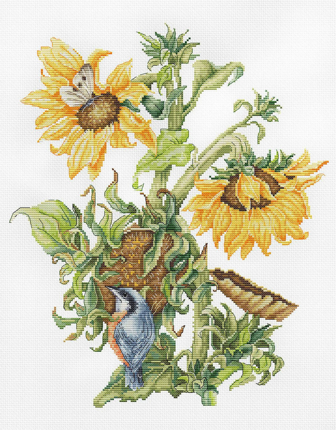 September Bouquet B7004L Counted Cross-Stitch Kit