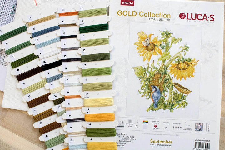 September Bouquet B7004L Counted Cross-Stitch Kit