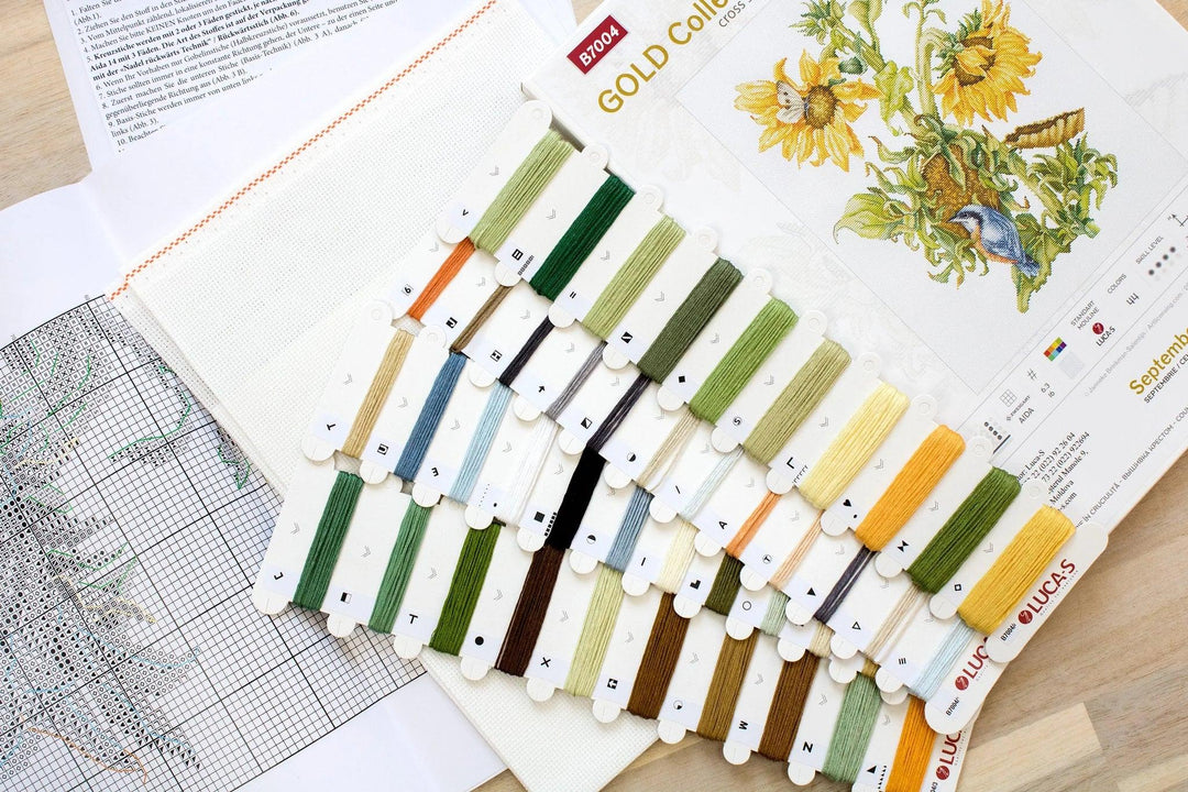 September Bouquet B7004L Counted Cross-Stitch Kit