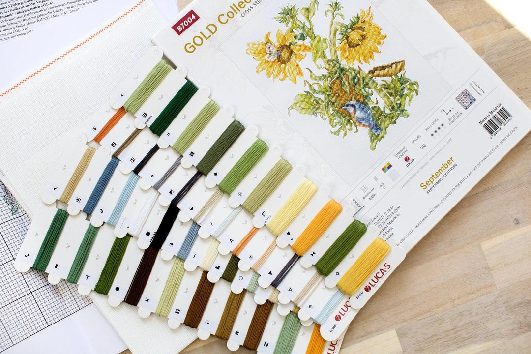 September Bouquet B7004L Counted Cross-Stitch Kit