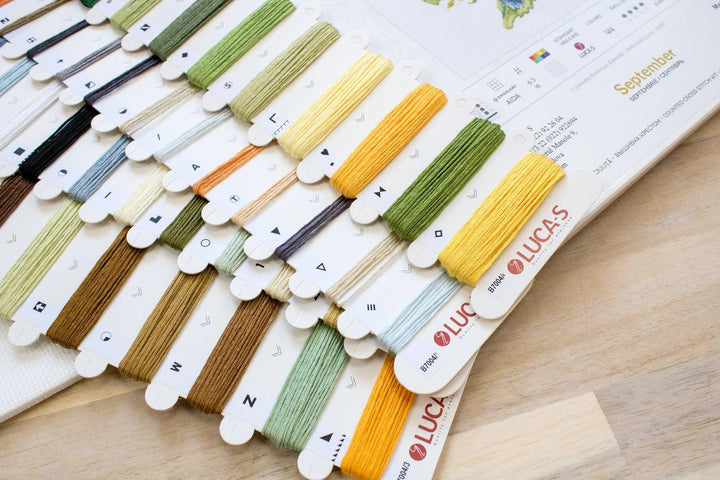 September Bouquet B7004L Counted Cross-Stitch Kit