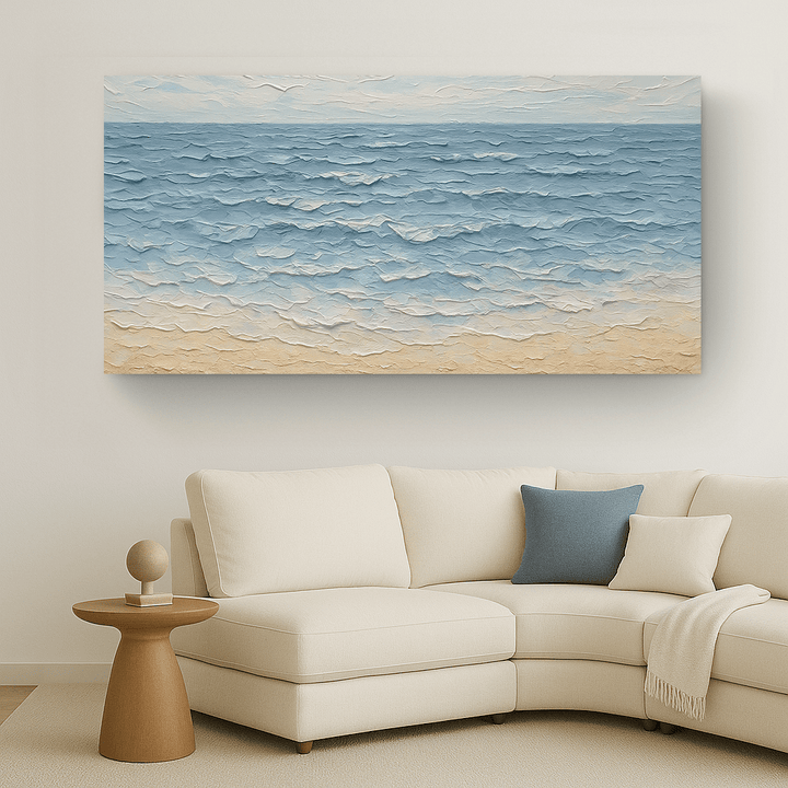 Serene Ocean Wave Coastal Wall Art VI