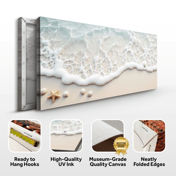Serene Ocean Wave Coastal Wall Art X