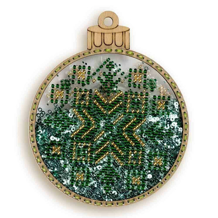 Set for embroidery with beads on a plastic base FLPL-059