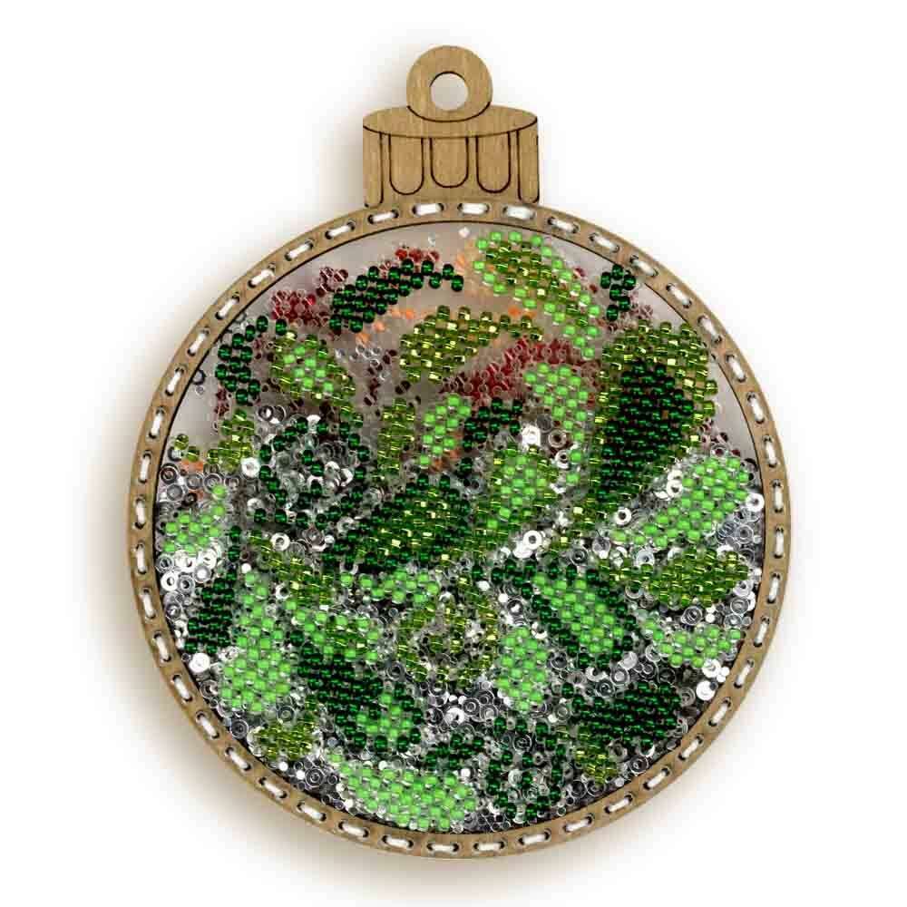 Set for embroidery with beads on a plastic base FLPL-062
