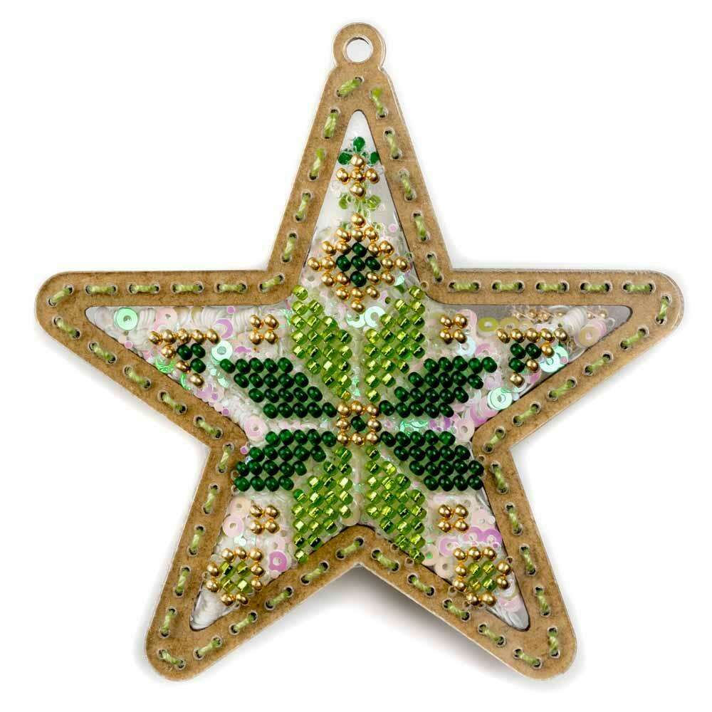Set for embroidery with beads on a plastic base FLPL-069
