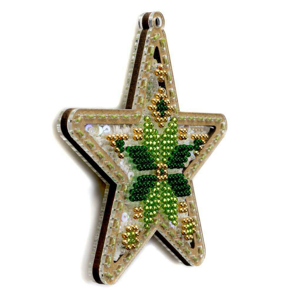 Set for embroidery with beads on a plastic base FLPL-069