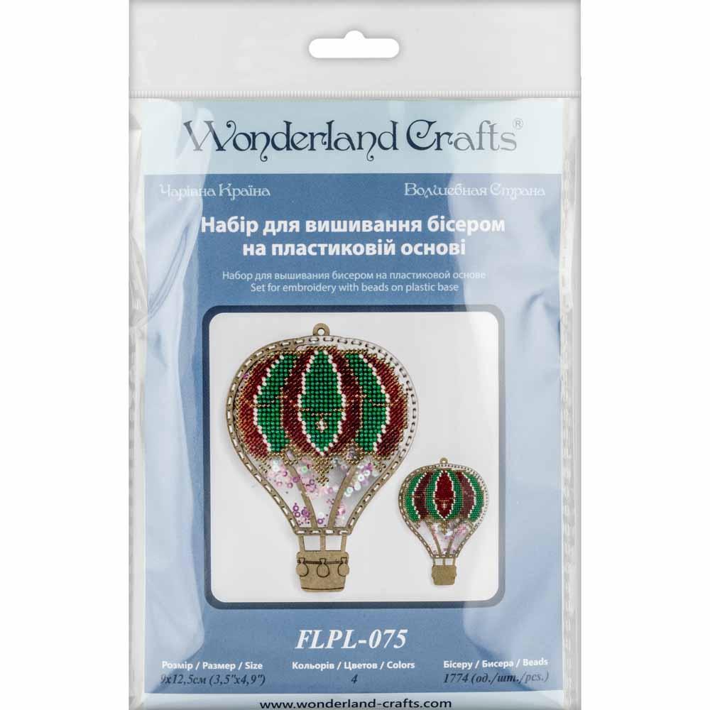 Set for embroidery with beads on a plastic base FLPL-075
