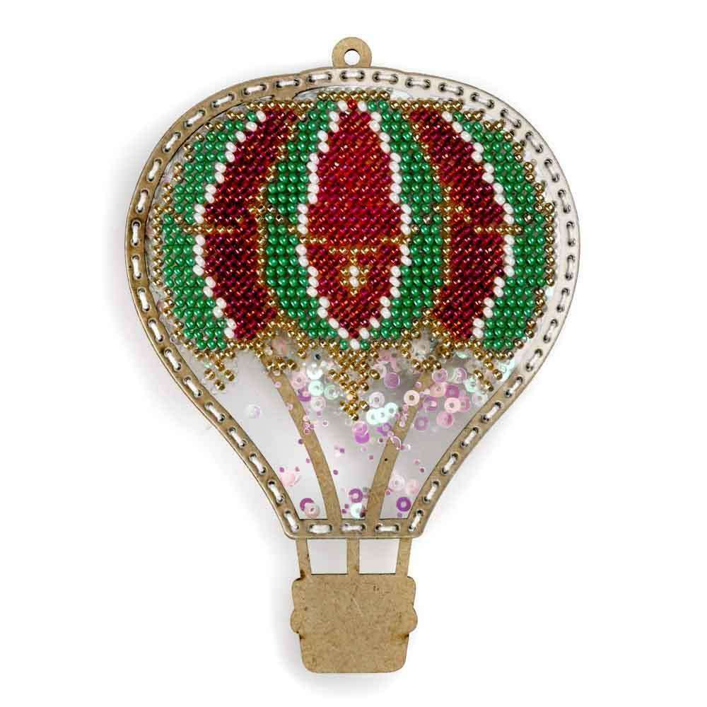 Set for embroidery with beads on a plastic base FLPL-075