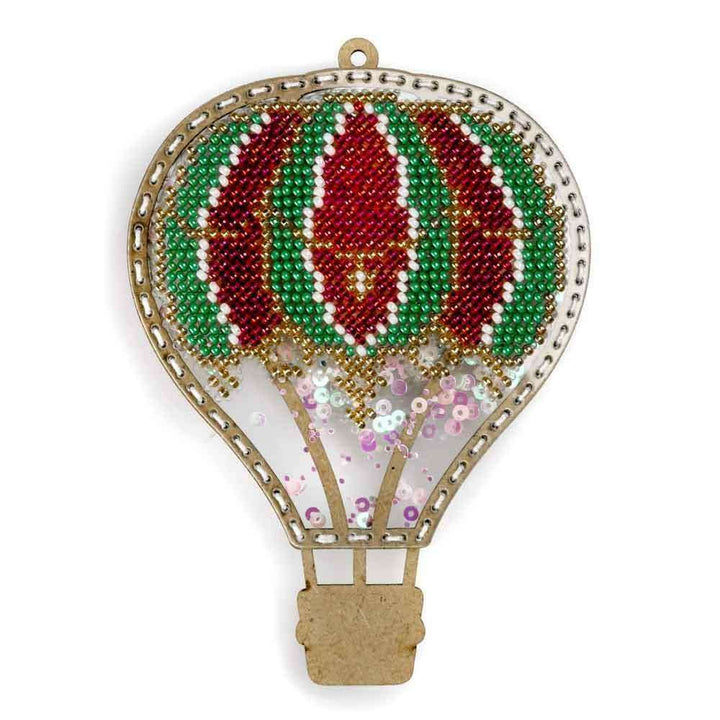 Set for embroidery with beads on a plastic base FLPL-075