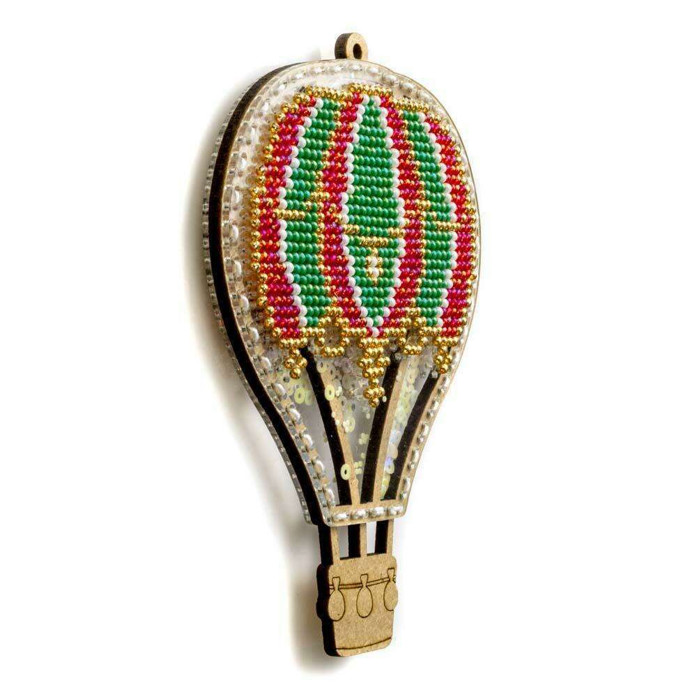 Set for embroidery with beads on a plastic base FLPL-075