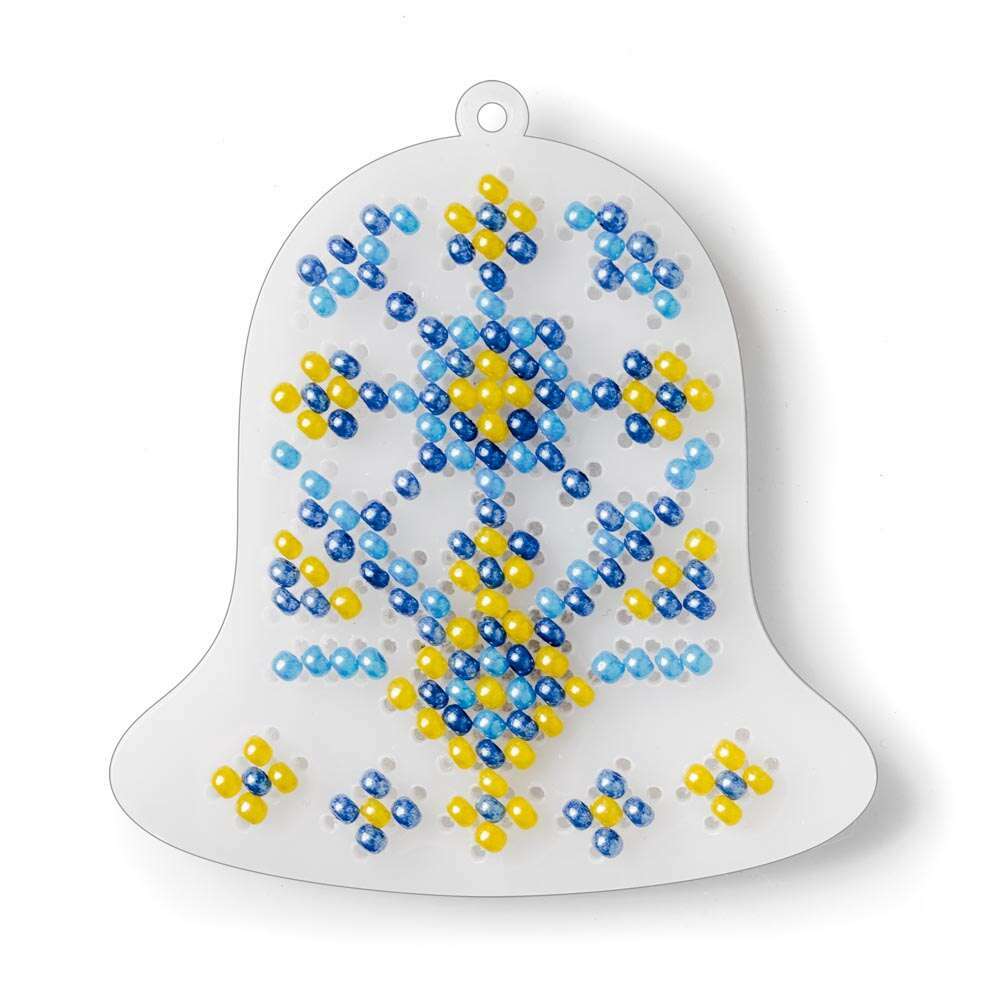 Set for embroidery with beads on a plastic base FLPL-095
