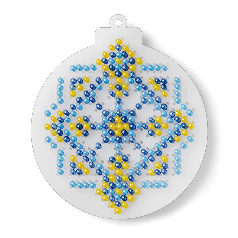 Set for embroidery with beads on a plastic base FLPL-095