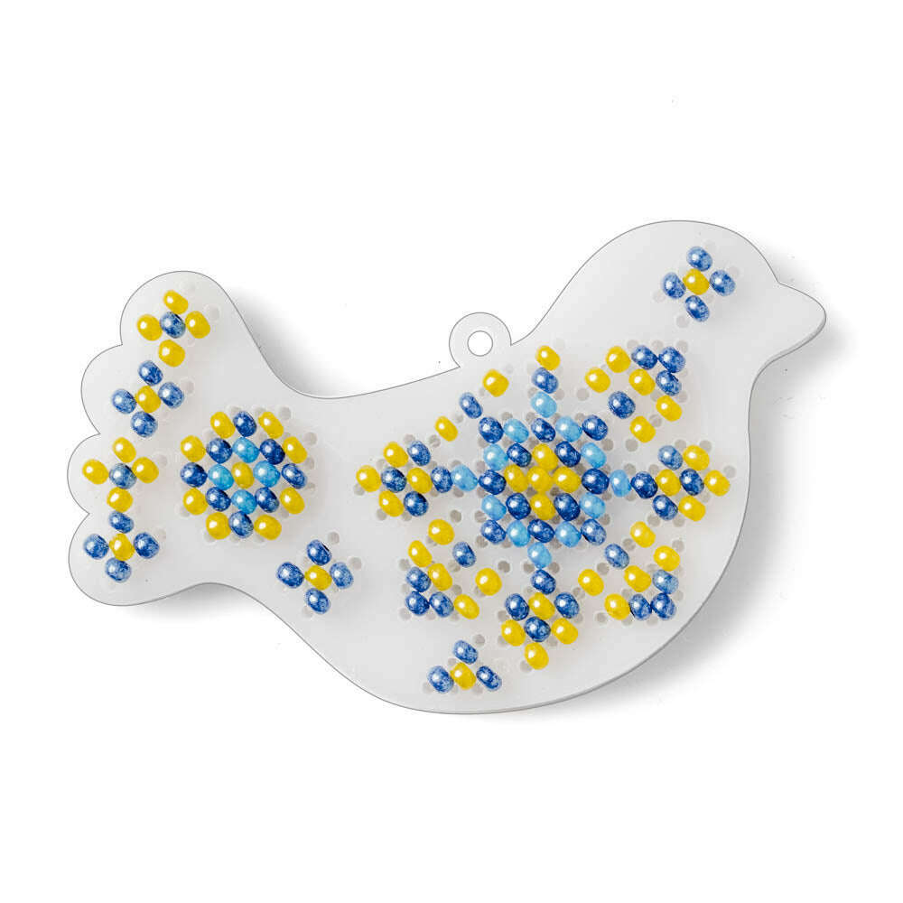 Set for embroidery with beads on a plastic base FLPL-095