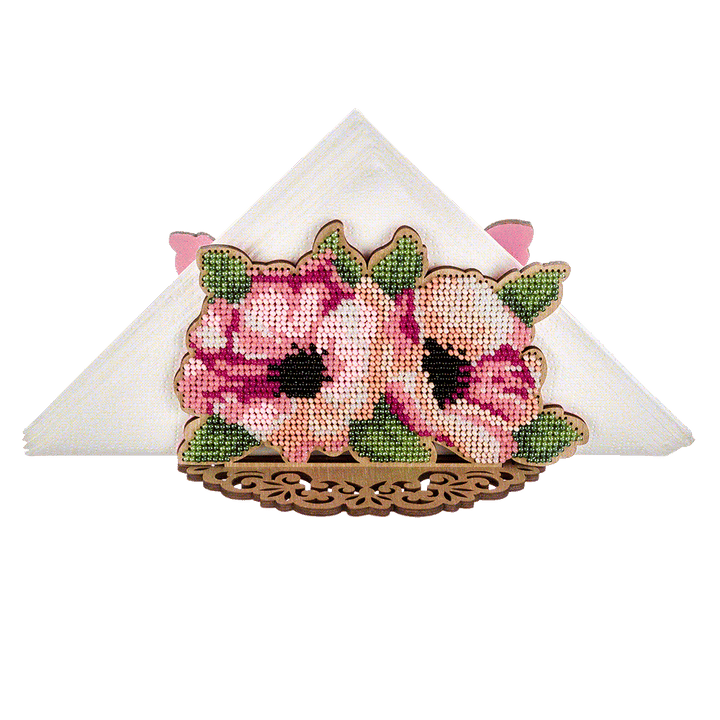 Set for embroidery with beads on wood FLK-247