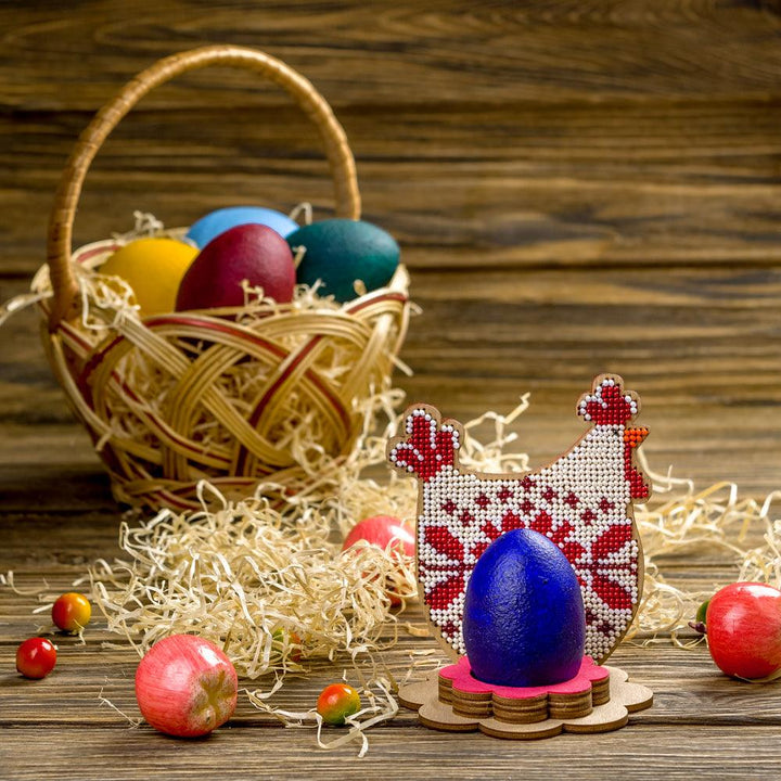 Set for embroidery with beads on wood FLK-266