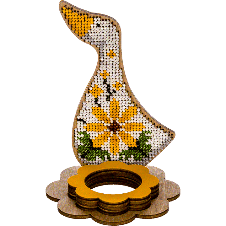 Set for embroidery with beads on wood FLK-268