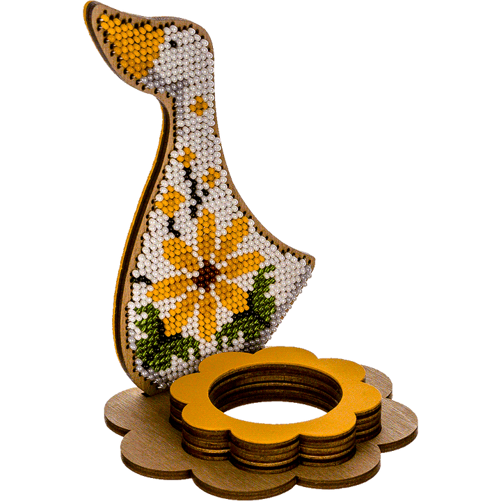 Set for embroidery with beads on wood FLK-268