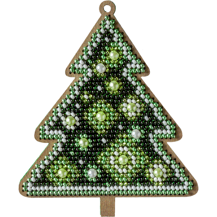 Set for embroidery with beads on wood FLK-318