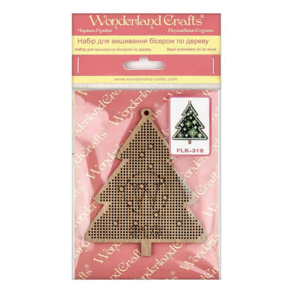 Set for embroidery with beads on wood FLK-318