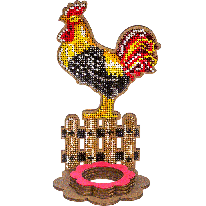 Set for embroidery with beads on wood FLK-333