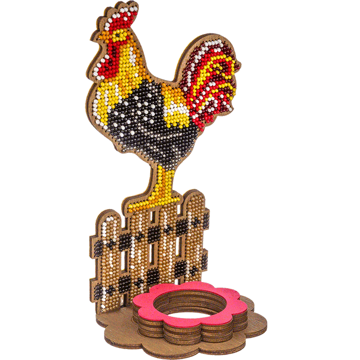 Set for embroidery with beads on wood FLK-333