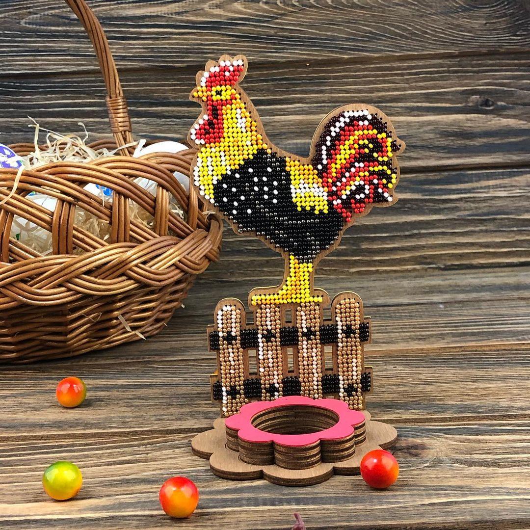 Set for embroidery with beads on wood FLK-333