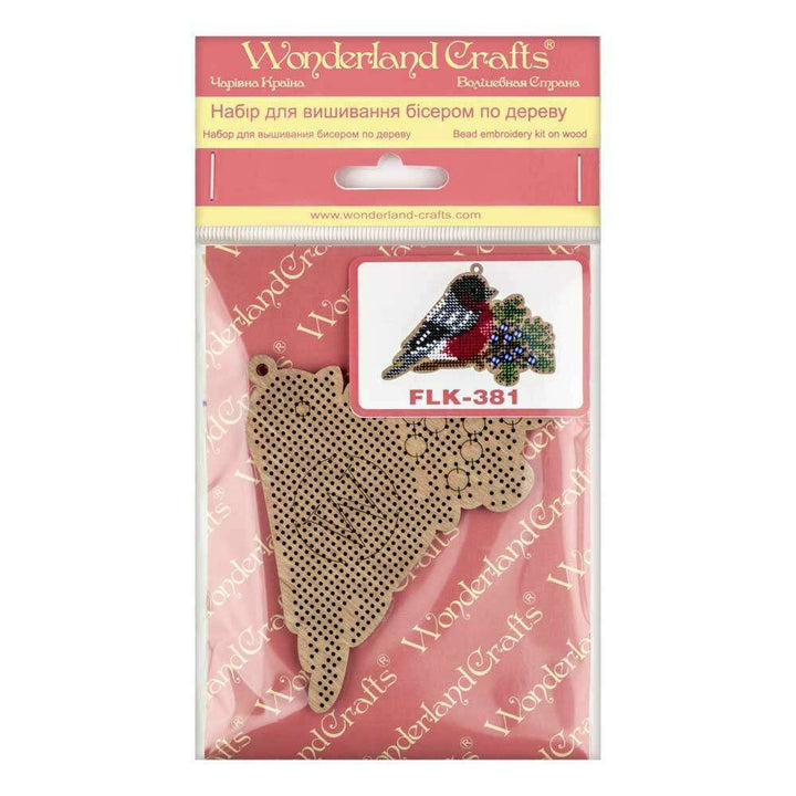 Set for embroidery with beads on wood FLK-381