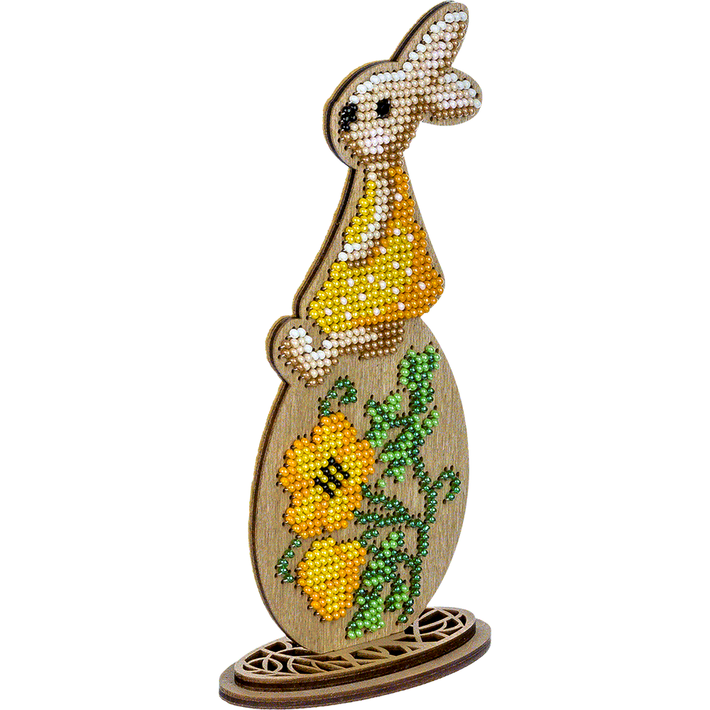 Set for embroidery with beads on wood FLK-431