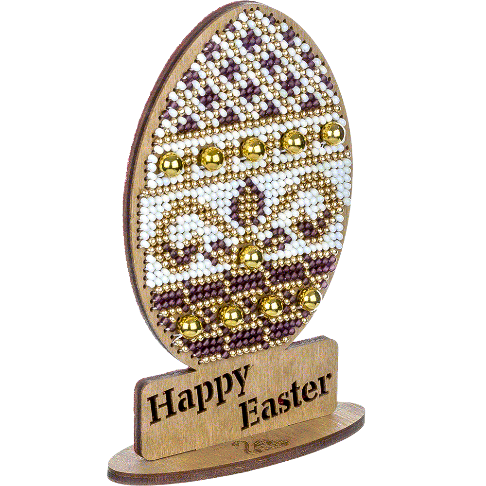 Set for embroidery with beads on wood FLK-435