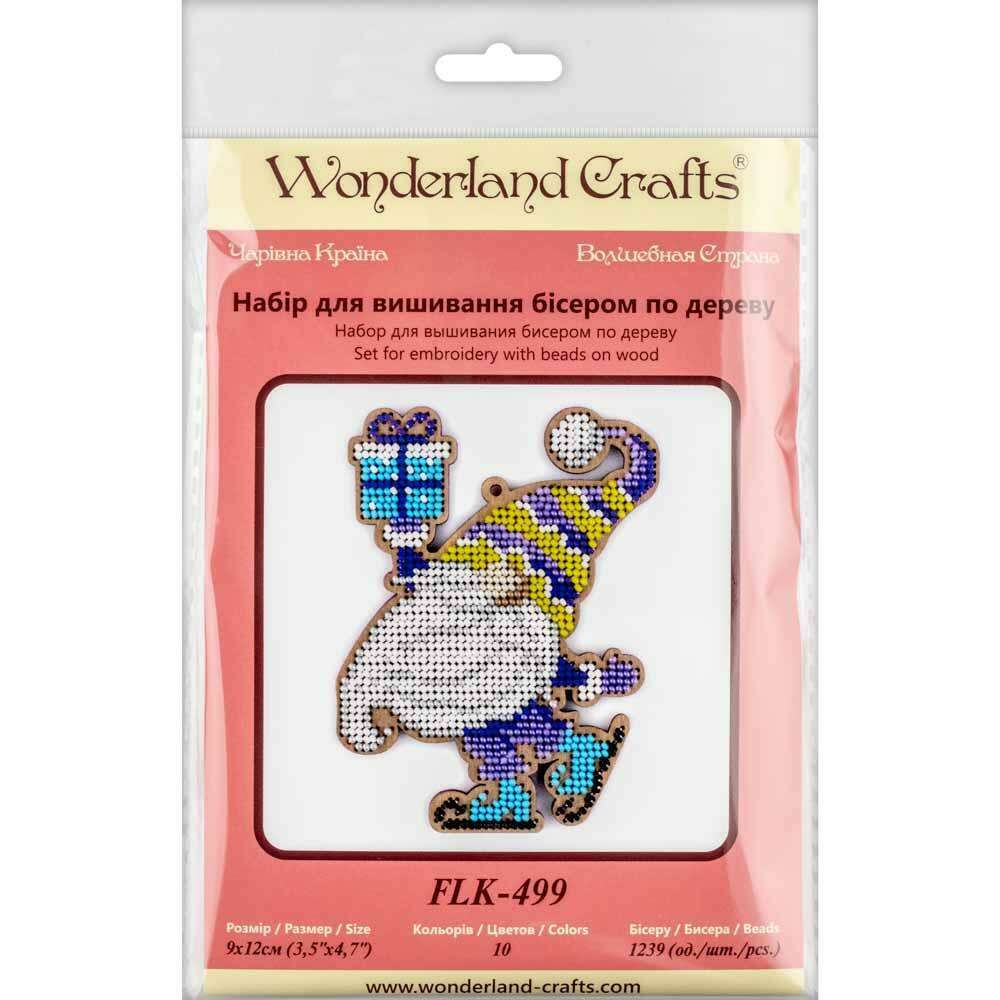 Set for embroidery with beads on wood FLK-499