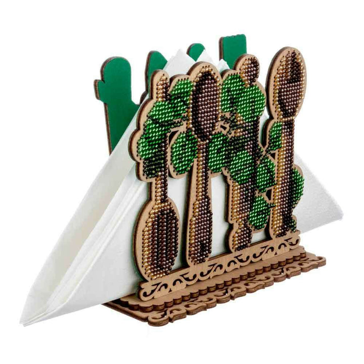 Set for embroidery with beads on wood FLK-533
