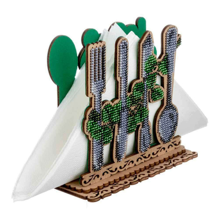 Set for embroidery with beads on wood FLK-533