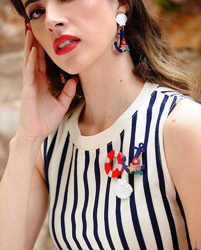 Set of 3 Nautical Brooches by Laliblue - Quirks!